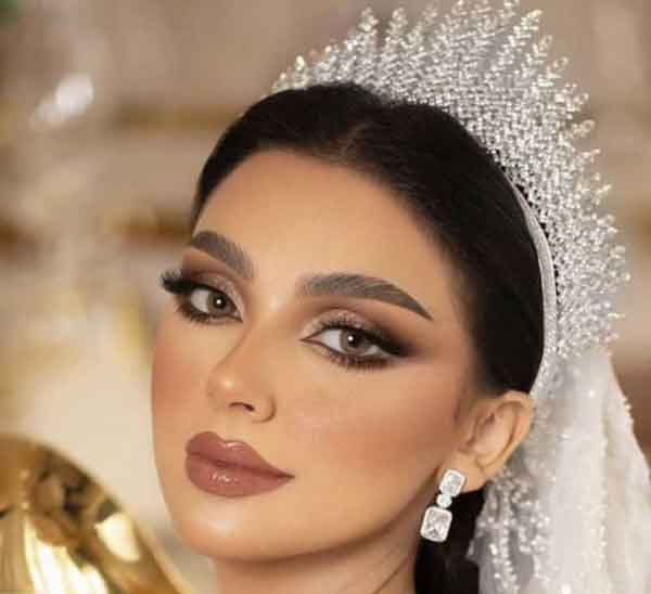  آرایش عربی عروس